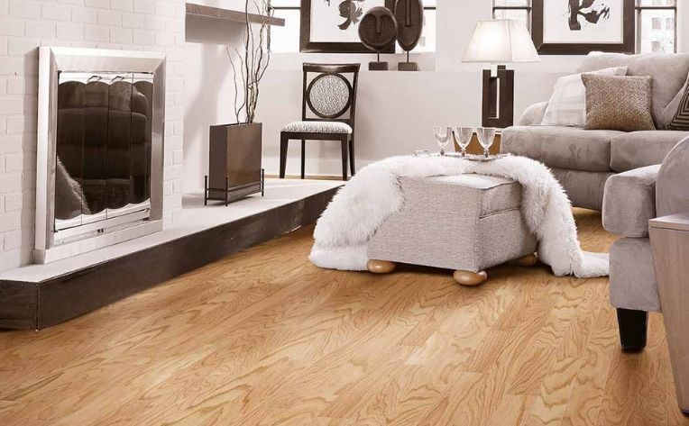 Oak Hardwood Flooring Living Room Example